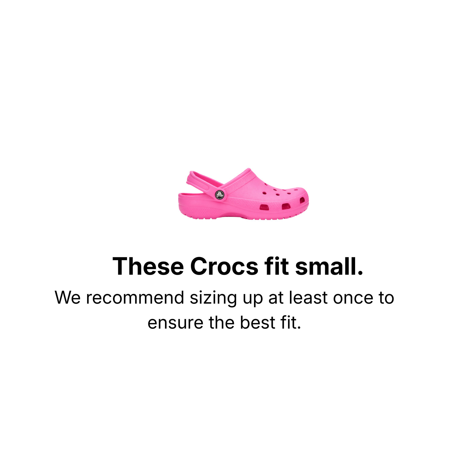 Crocs Classic Clog Pink Unisex Sandals Slip On Lightweight Beach Water Shoes