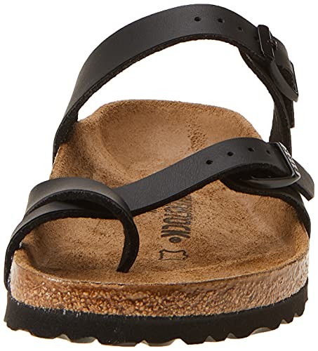 0071791 BIRKENSTOCK WOMEN’S MAYARI BIRKO-FLOR SANDALS REGULAR FIT BLACK SIZE 4