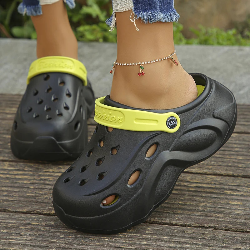 Women Chunky Platform Clogs Summer EVA Sandals Slides Slippers Shoes Beach Gift