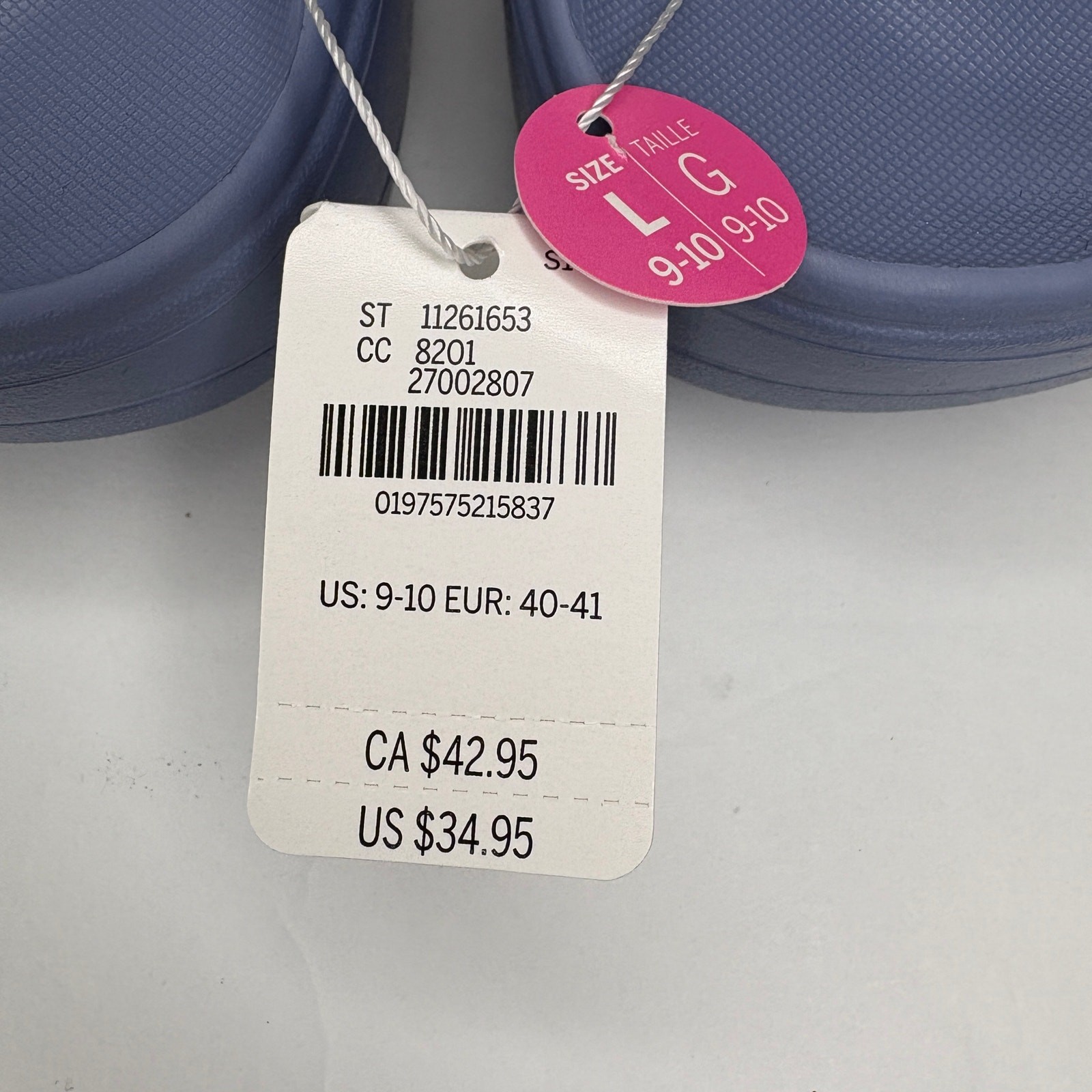 PINK Dusty Iris Platform Slide Sandals NWT – Women’s Size L 9/10