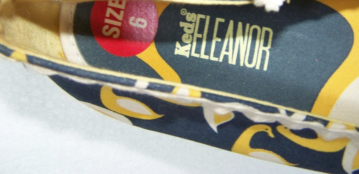 KEDS ELEANOR LOW FLAT SLIP ONS WOMEN’S SHOES BLUE YELLOW DUCK SIZE 6M NEW CUTE