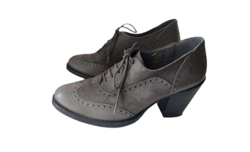 women white stuff heels grey leather 39