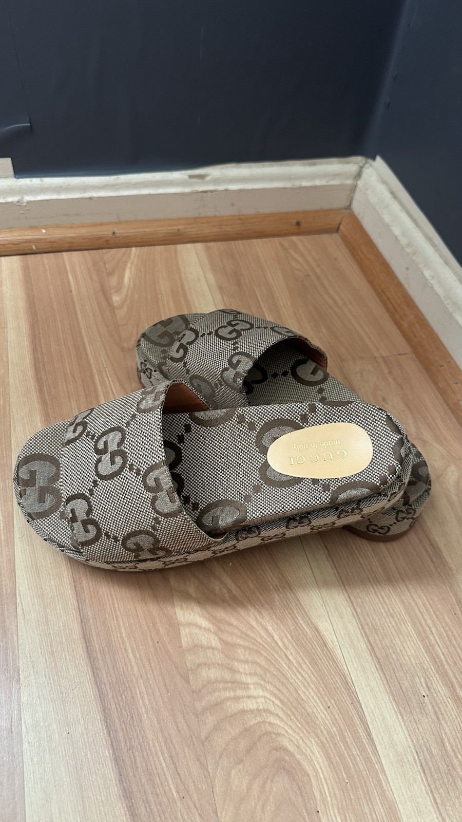 Women Platform Gucci Slides