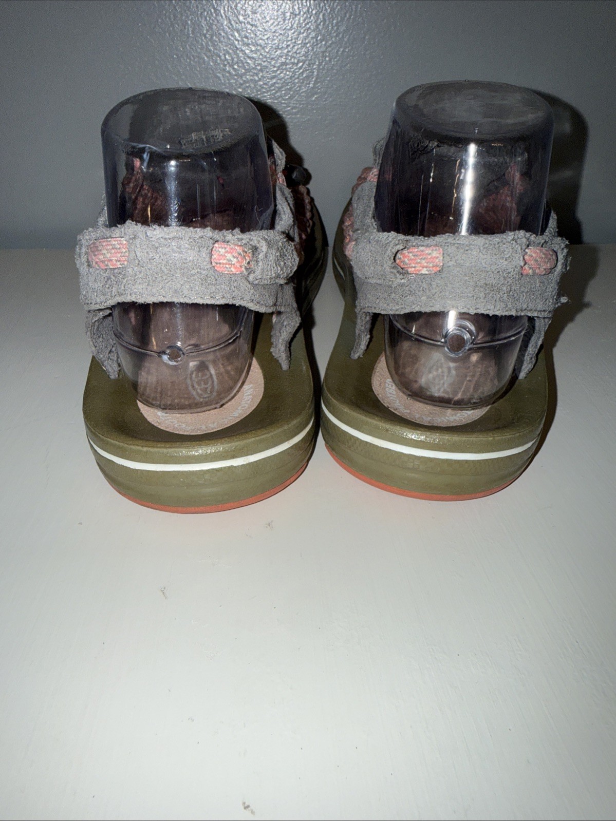 Keen 1014756 Uneek 8mm Camo Fusion Coral Women’s Sandal 10 Summer Camp Beach