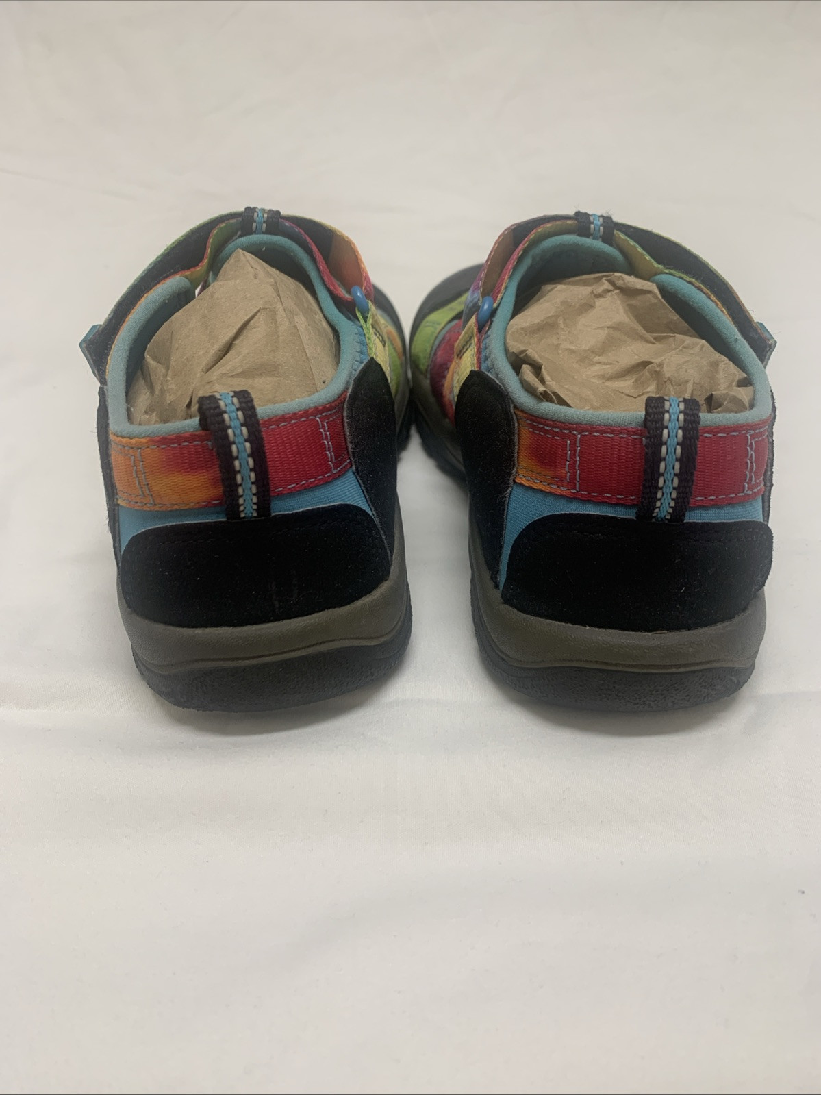 Keen Newport H2 Hiking Sandals Youth Sz 5 Rainbow Tie Dye