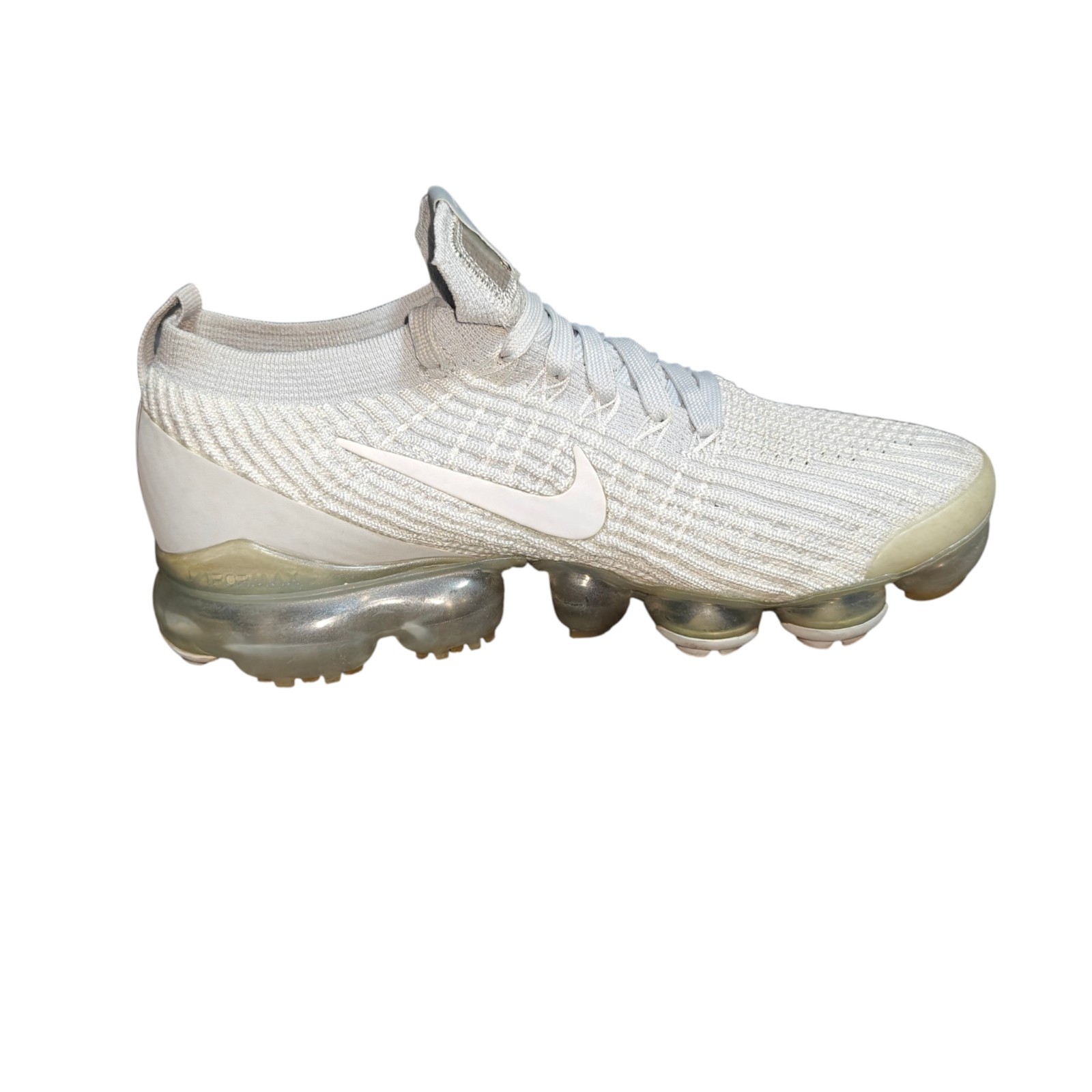 Nike Air VaporMax Flyknit 3 Pure Platinum AJ6910-100 Women’s Size 7.5