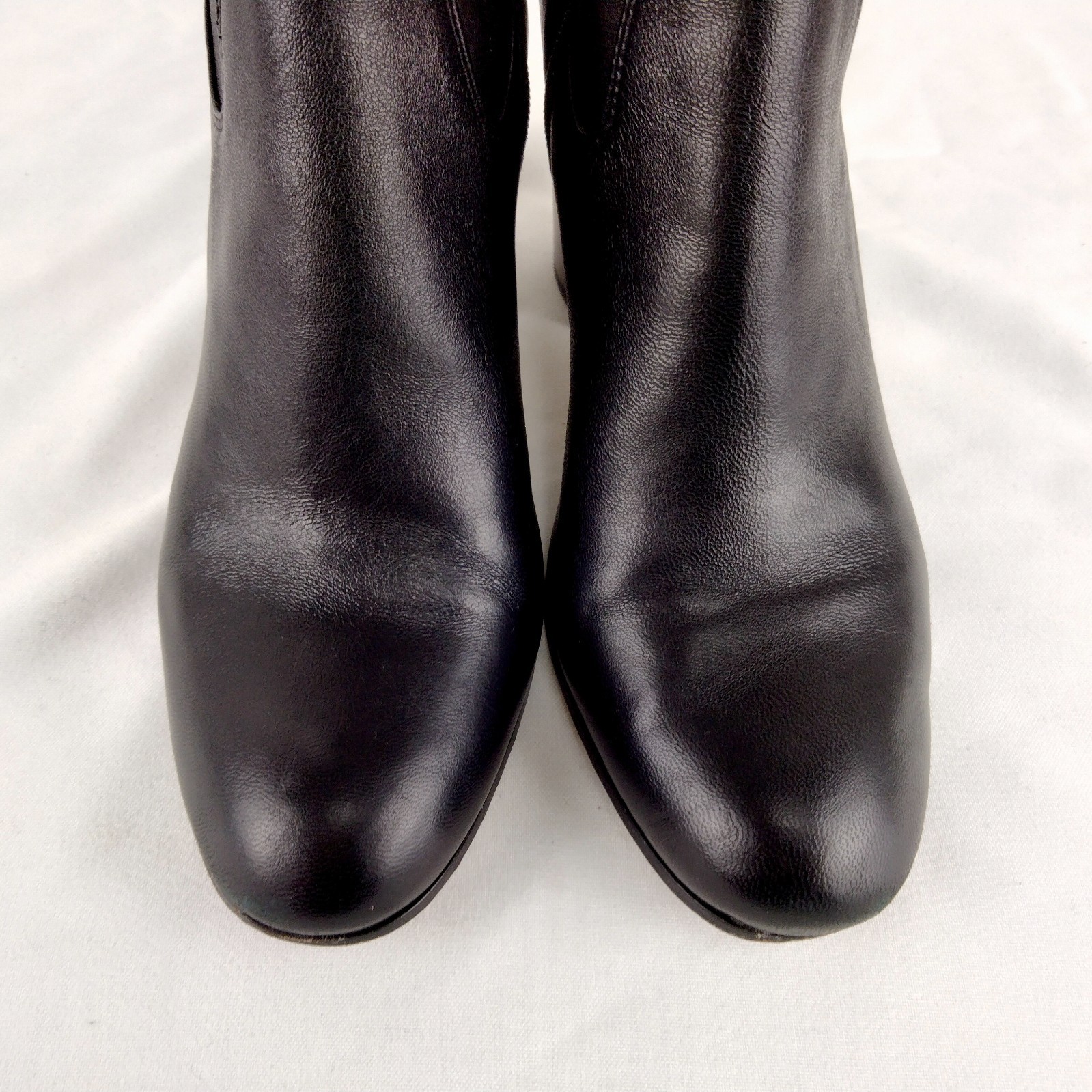Coach Bond Boots Mid-Calf 3.25″ Stacked Heel Black US Size 11 B