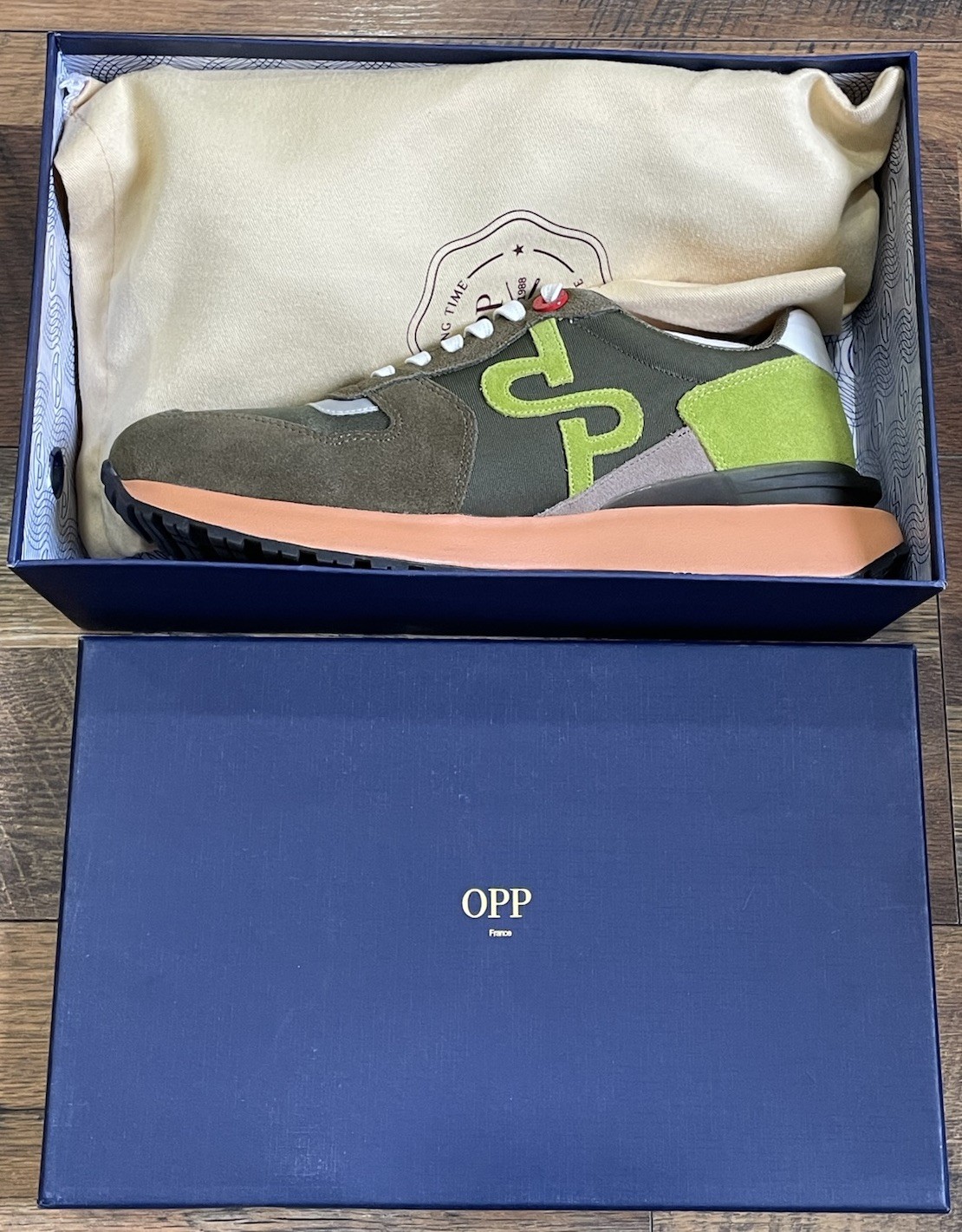 OPP Women Fashion Sneakers Casual Suede Leather Athletic Tennis Sports Size 10