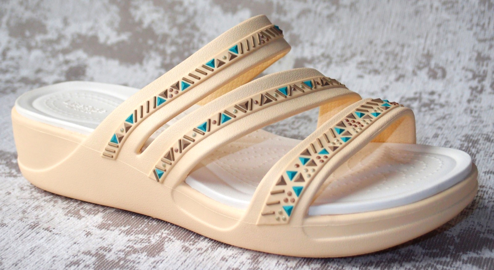 Crocs LiteRide BOCA MEDALLION Getaway Strappy Sandal ❤️ RARE ❤️ NWT SIZE 9 ❤️1