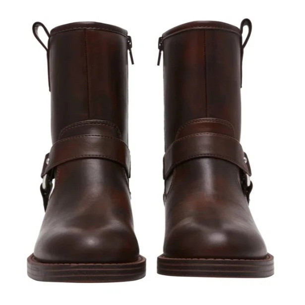 N.W.T DV by Dolce Vita Women’s Brown Moto Mid-Calf Boots W/Zip Closure Size 7