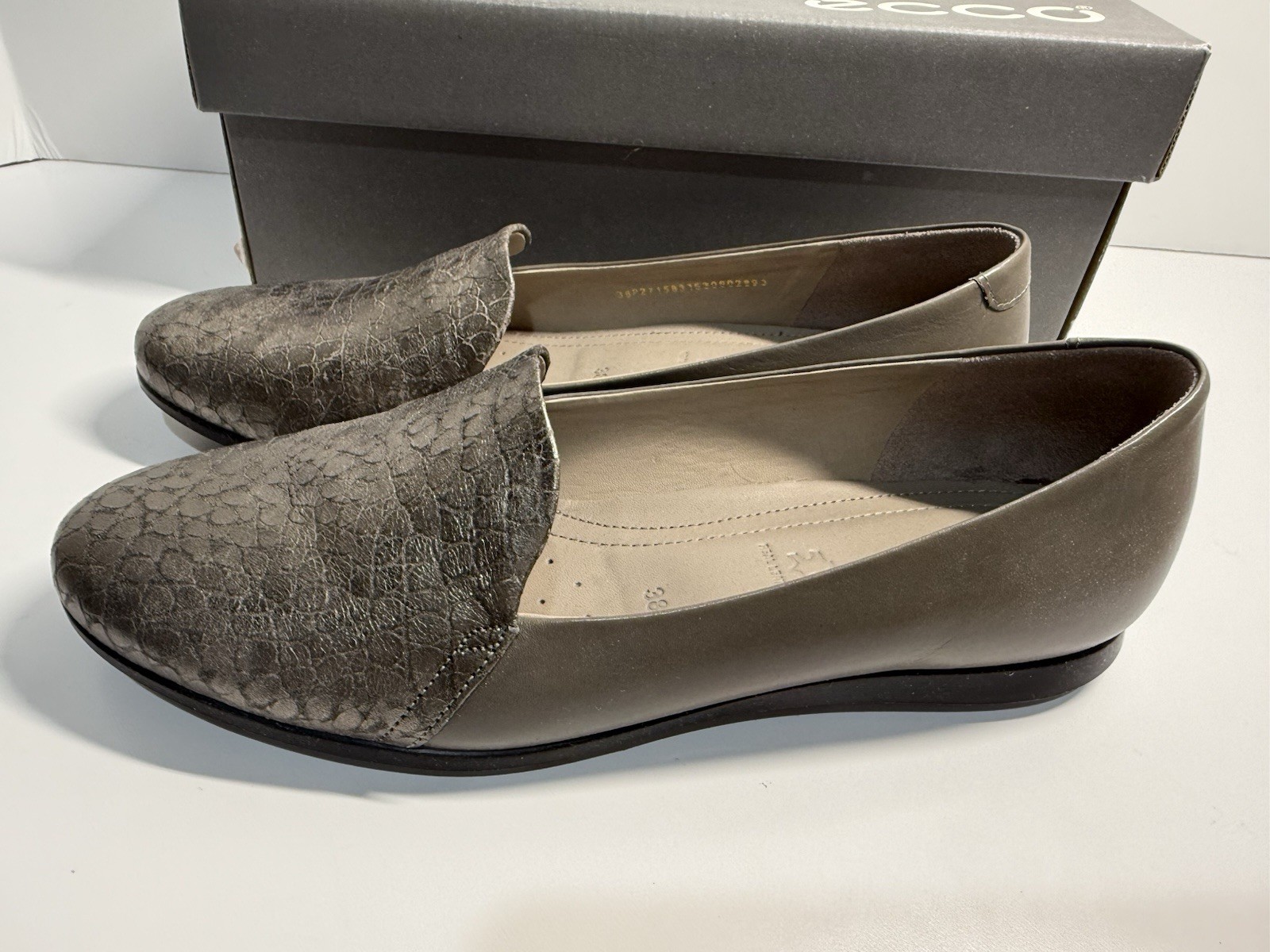 Ecco Women Shoe Touch Ballerina 2.0 Scale Size 8 EUR 38 Ballet Flat NEW