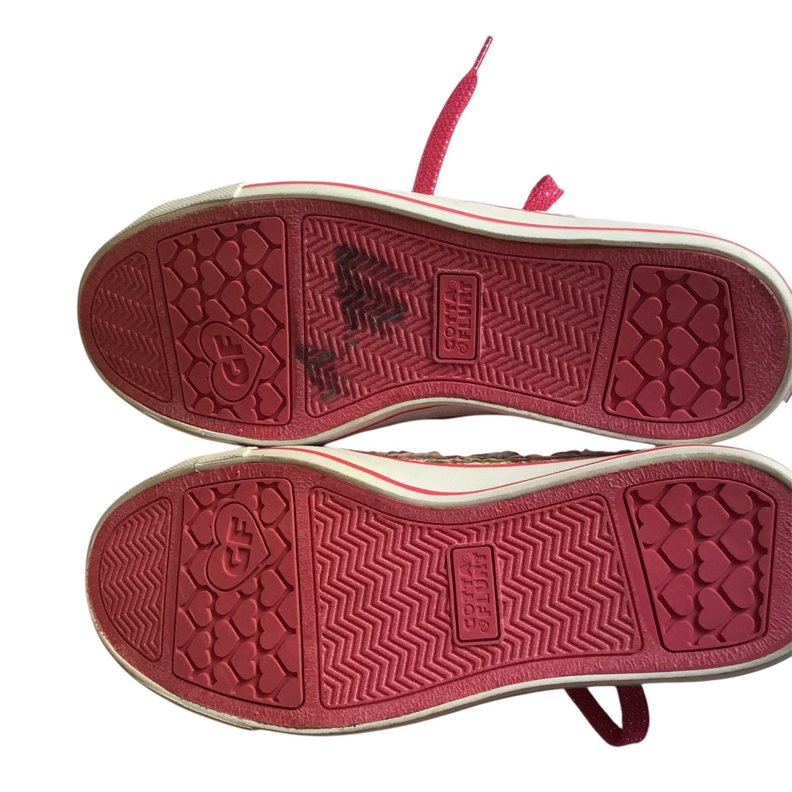 Gotta Flurt Confetti Luv Low Pink Sequin Women Shoes Sneakers Size 6