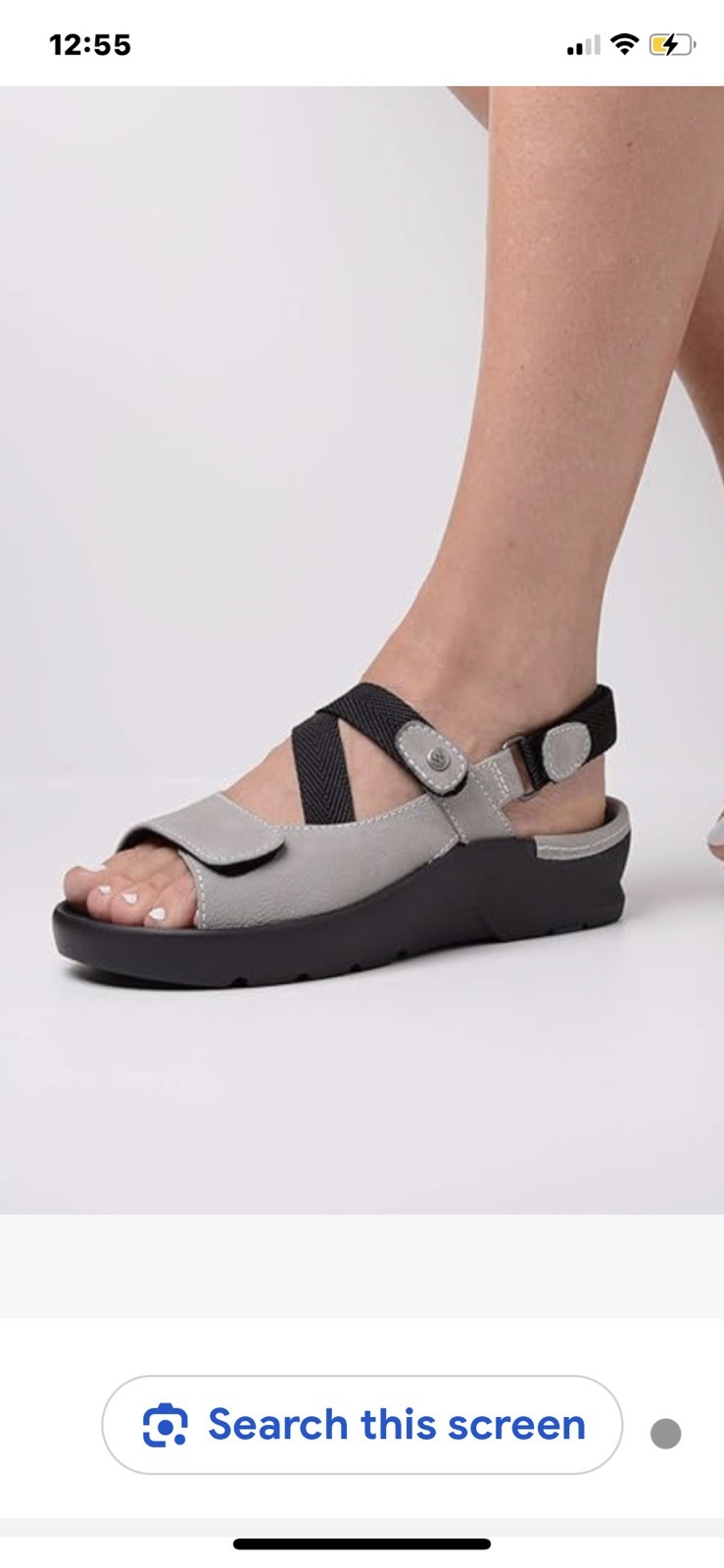 Wolky Lisse Comfort Sandals Black Multi Color Reptile EU 43 US 12 Women’s