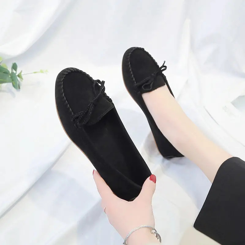 Fashion Women Shoes Slip on Loafers for Ballet Flats Women Suede Casual Sneakers