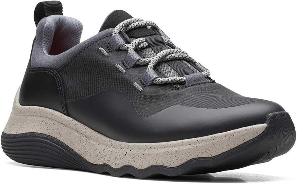 Clarks Jaunt Lace Oxford, Black Textile