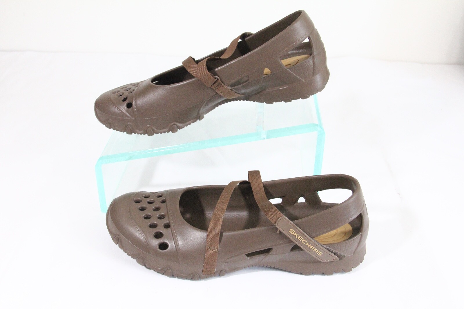 Skechers Water Shoes sz 9 Women Mary Jane Foam flat kayak beach pool Outdoor