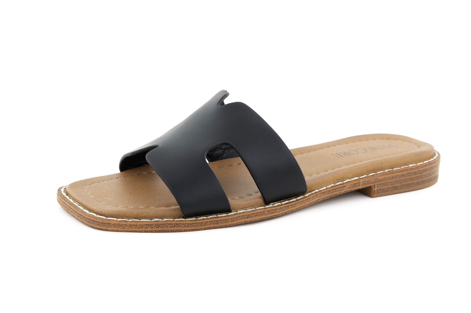 Venecore Carla 2 Women’s Cross Strap Slip-on Summer Flat Sandals VC40188