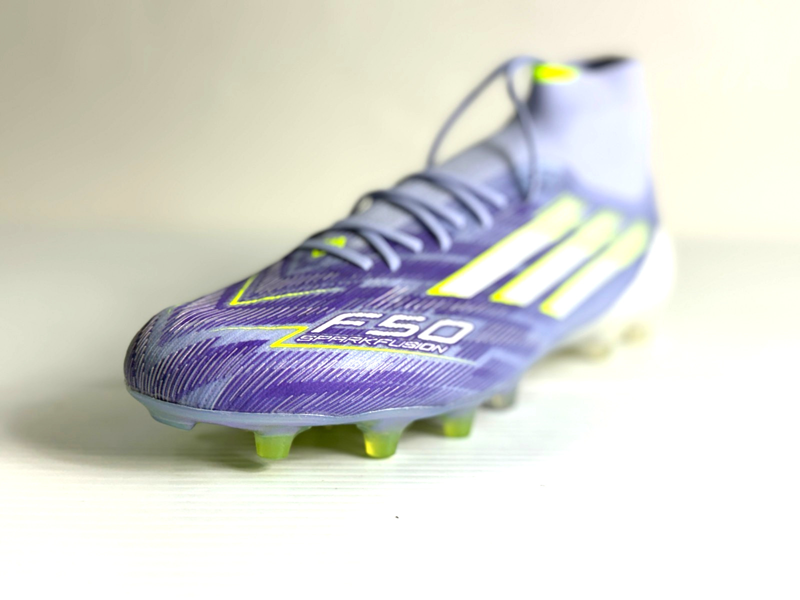Adidas F50 Elite Sparkfusion Mid FG Soccer Cleats Violet Purple Women 10 JH7648