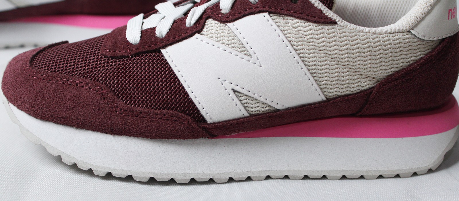 New Balance Unisex Adults 237 Suede Sneakers JL3 Burgundy Size US:6.5W/5M UK:4.5