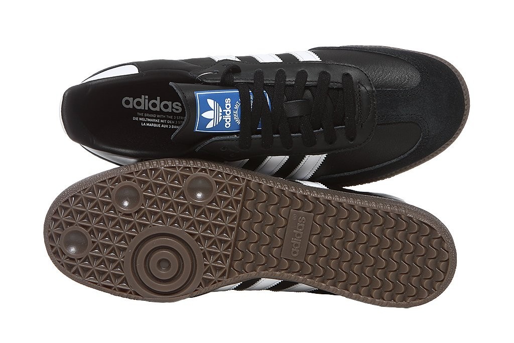 adidas Originals Samba OG Trainers – Black/White – B75807 – Size UK 5-6.5