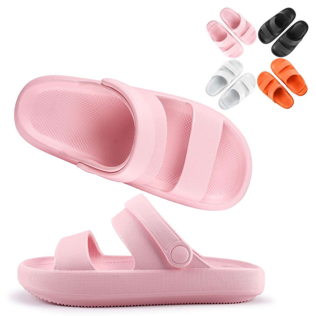 Ultra Soft Pillow Anti-Slip Sandals Slipper Feellike Cloud Home Outdoor Shoes