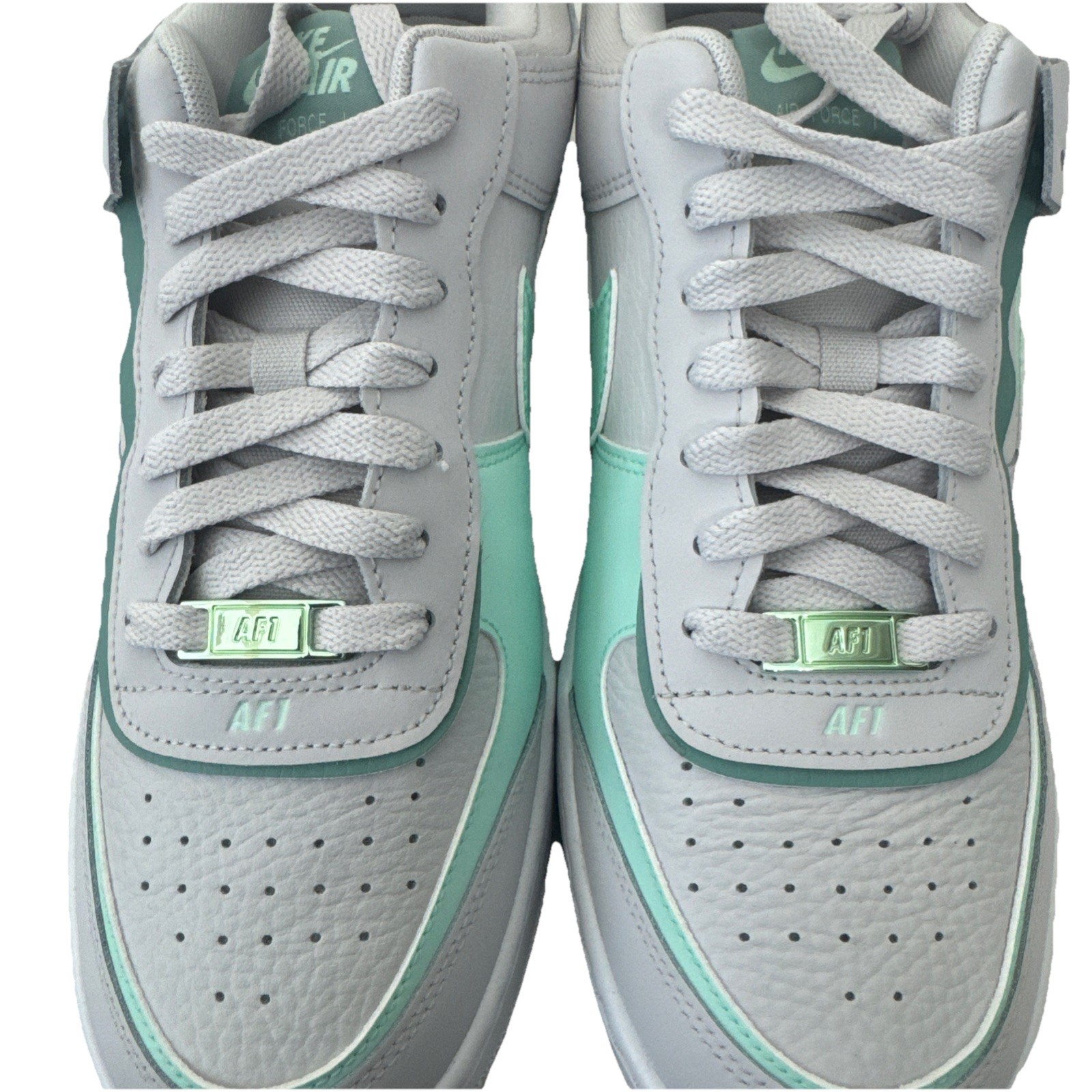 Women’s Nike Air Force1 Shadow Low Vast Grey Cannon Mint Foam CI0919-005 New S11