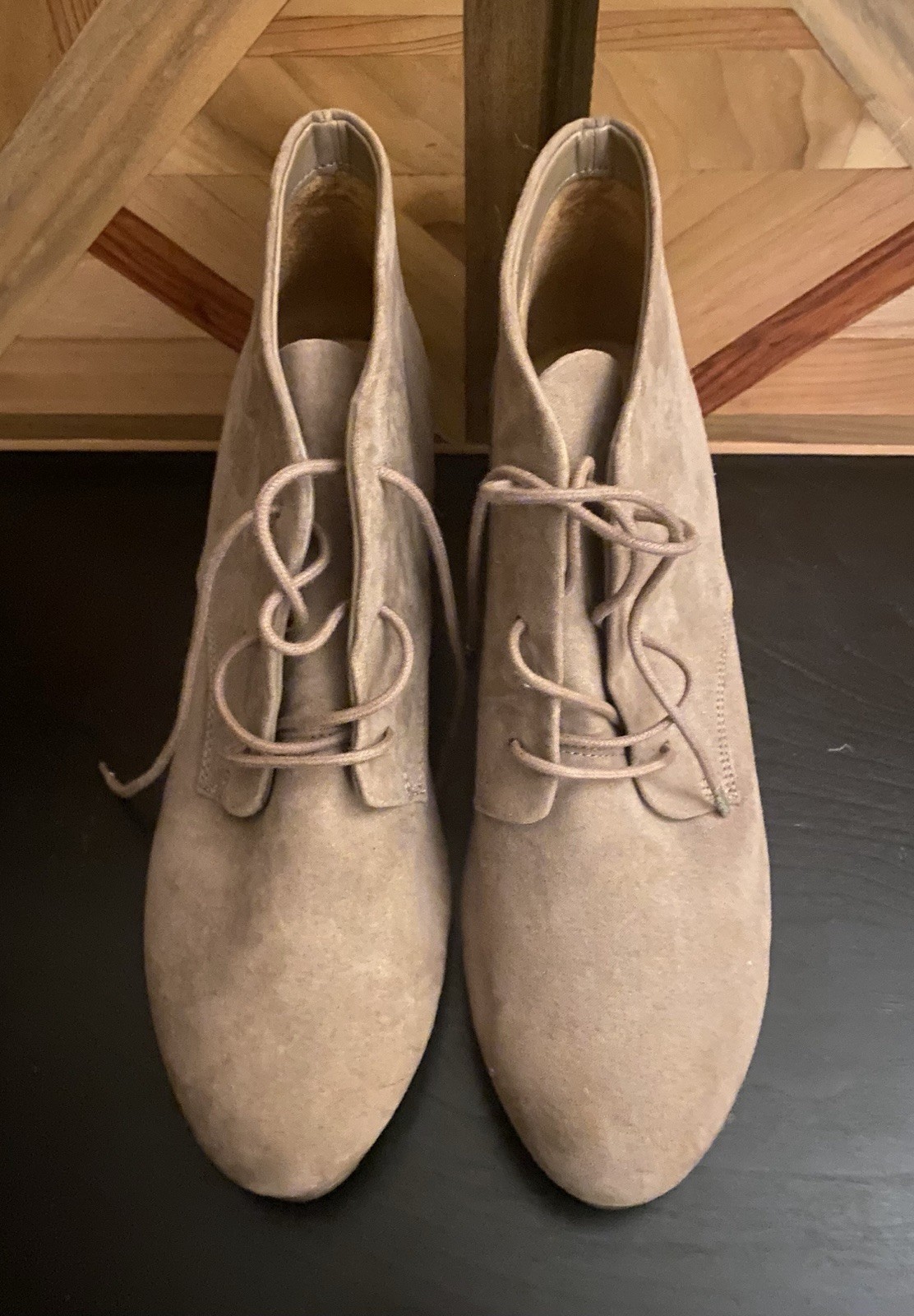 Dr. Scholl’s Women’s Wedge Bootie Dakota Harlow Aurora Tan Beige Size 10