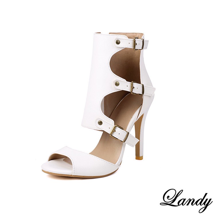Women’s Roma Gladiator Ankle Boots Summer High Heel Shoes Buckle Sandals Sexy