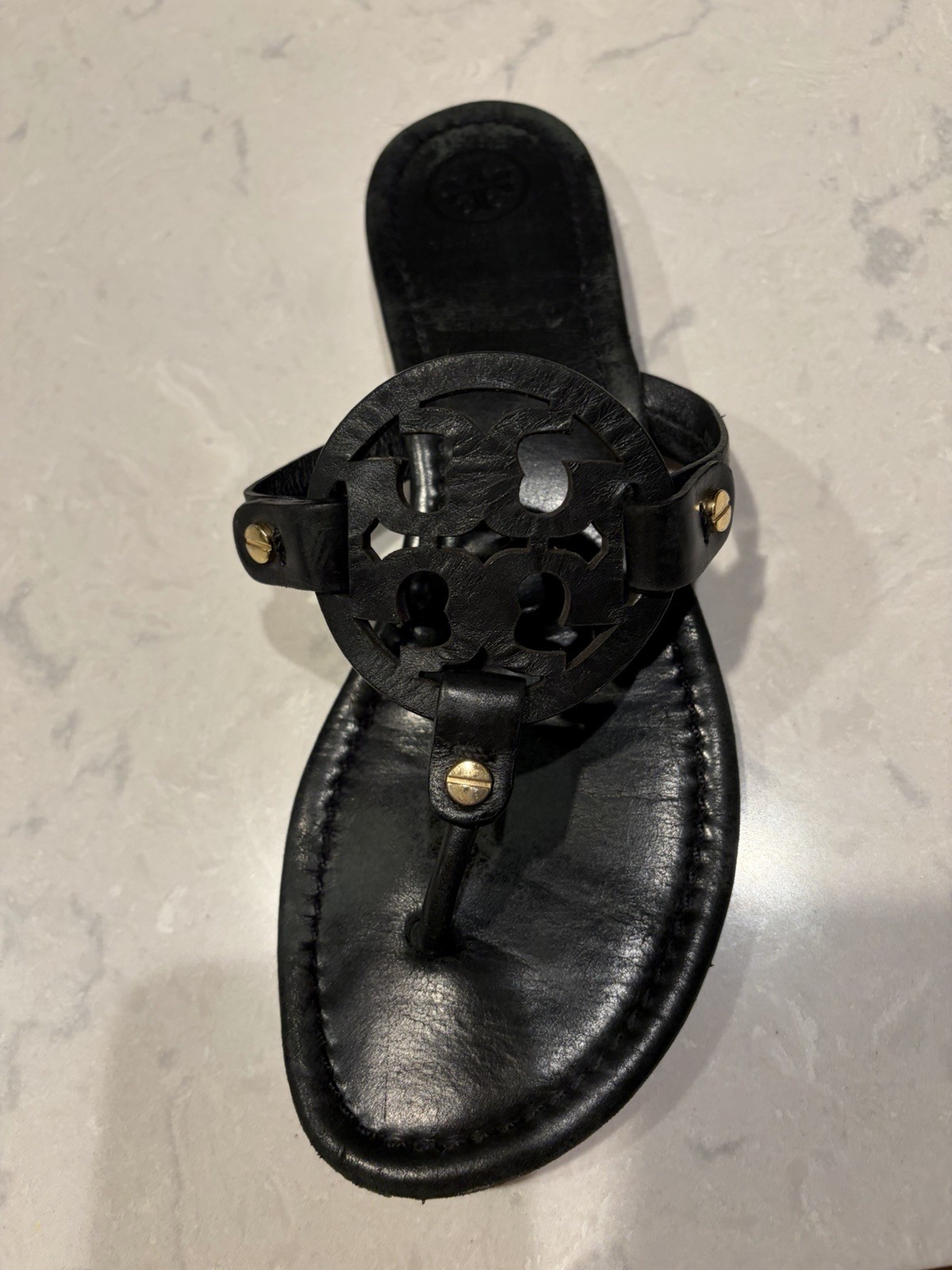 Tory Burch Women’s Miller Sandals Black size 8 Pre-owned