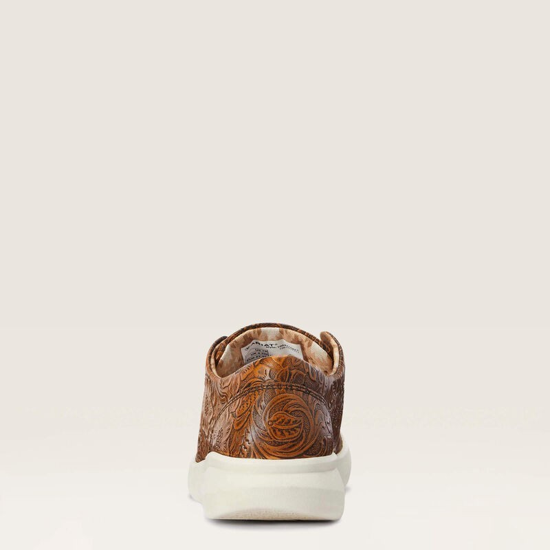 Ariat® (Women’s 9.5 B) Hilo™ Casual Shoe in Brown Floral Embossed