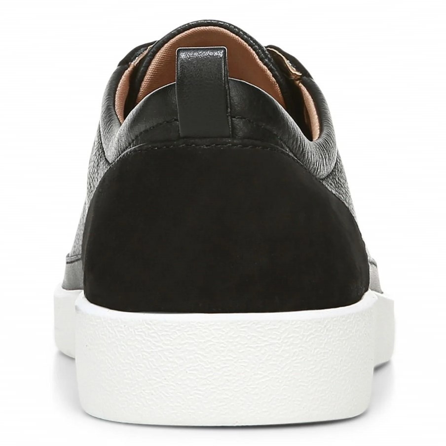 VIONIC Women Winny Sneaker, Onyx Leather (NEW)