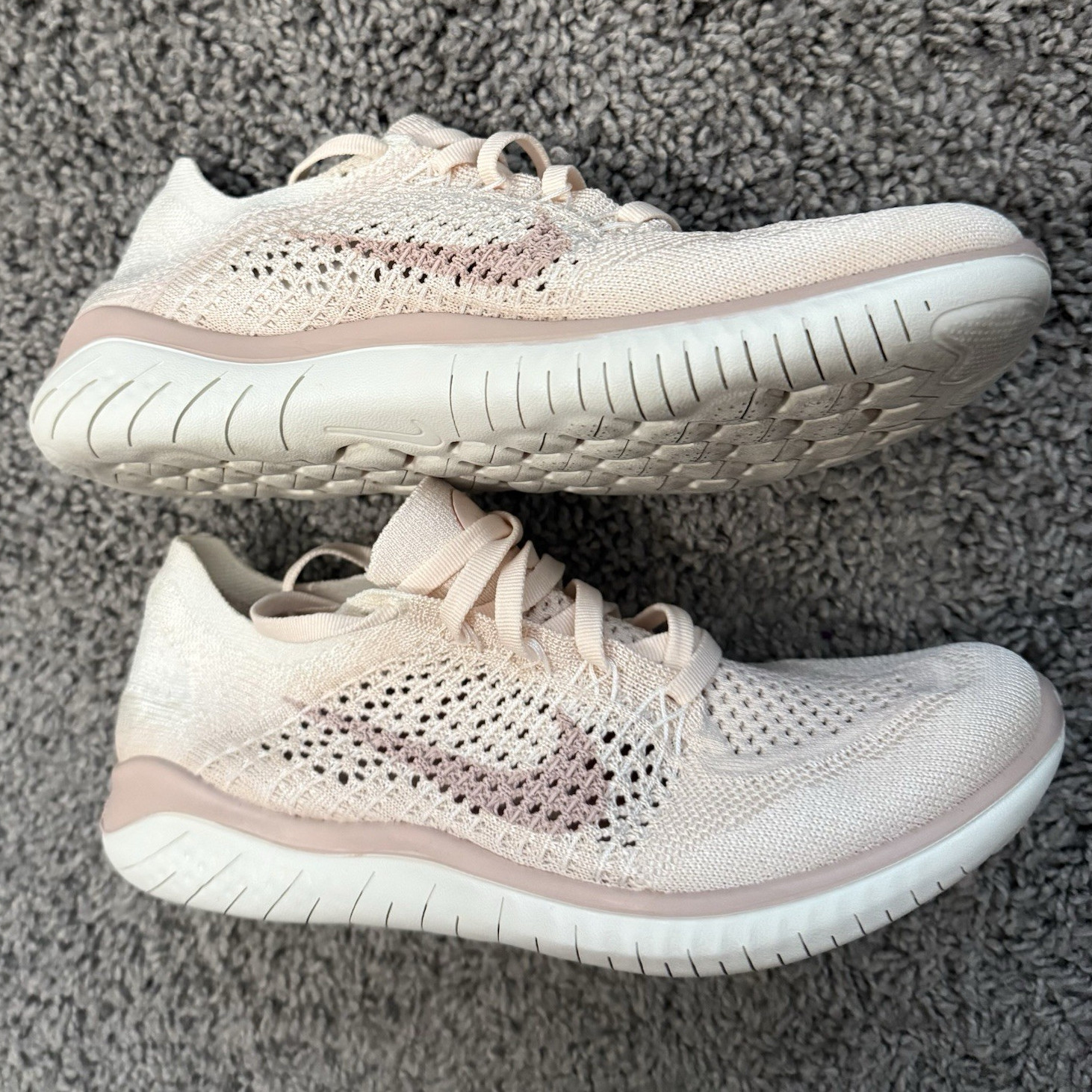 Nike Free RN Flyknit 2018 Women Guava Ice Pink Low Top Running 942839-802