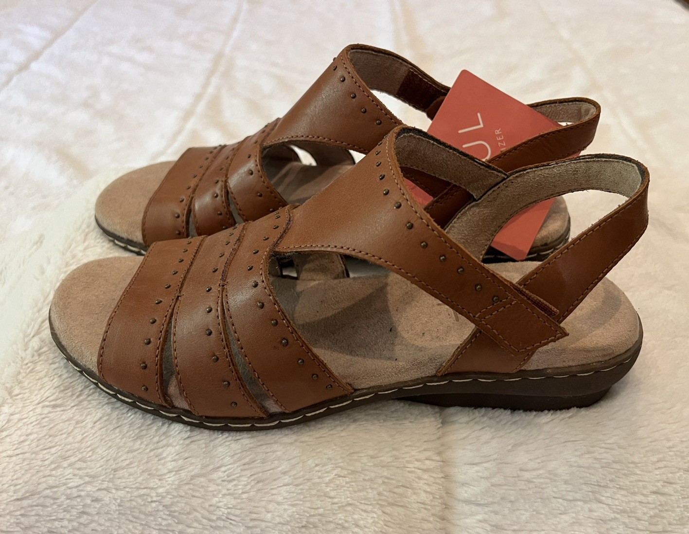 WOMEN’S NATURALIZER SOUL SANDAL, TAN, SIZE 7M, NWT