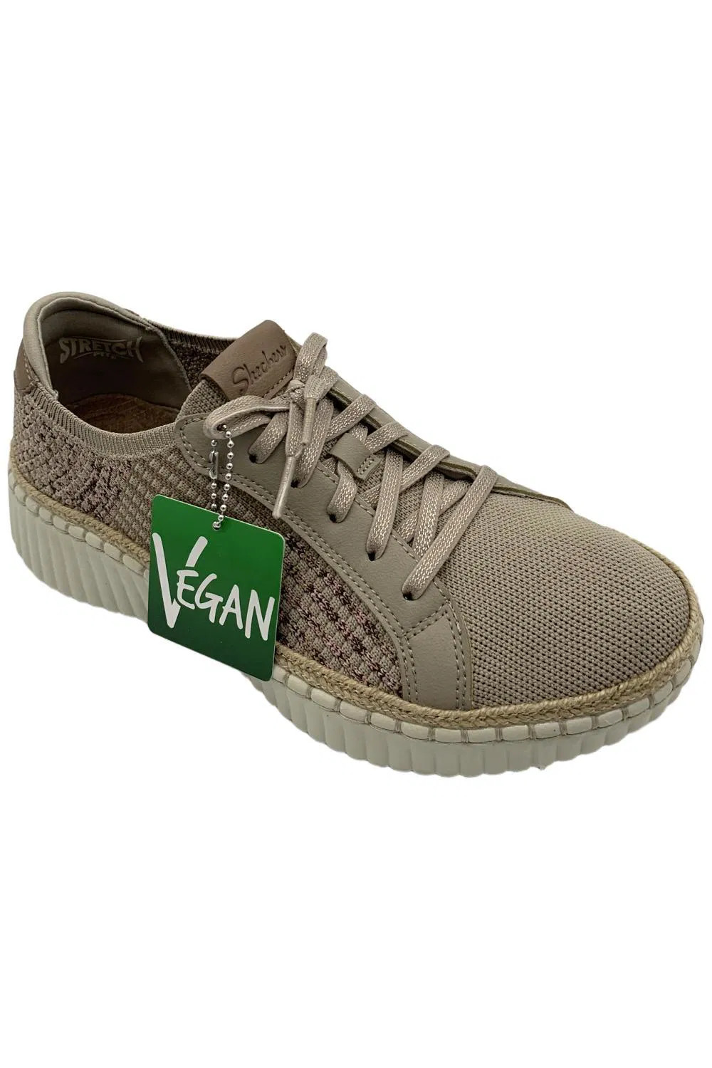 Skechers Women’s Wilshire Blvd Washable Vegan Sneakers Taupe