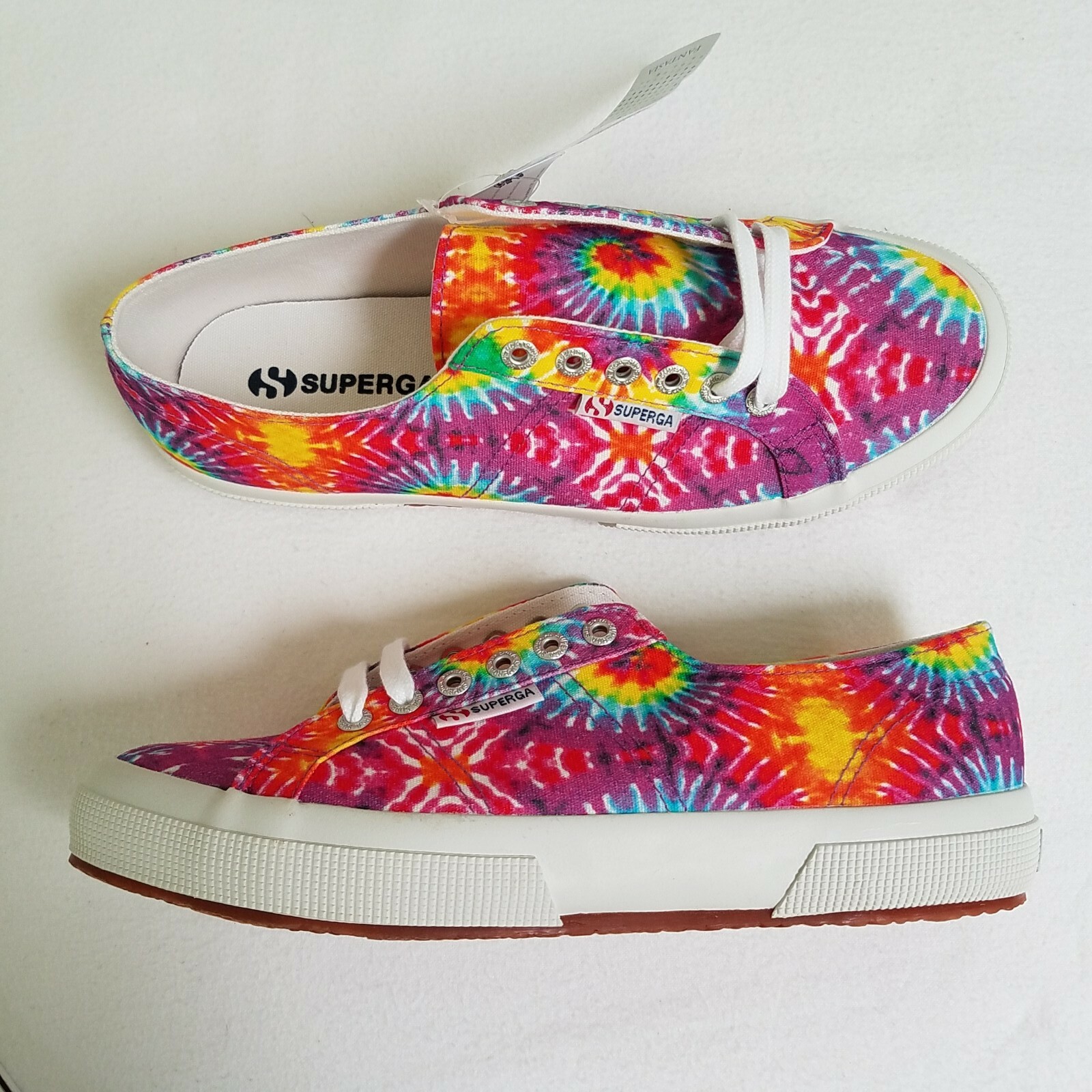 Superga 2750 Low Top Tie Dye Rubber Sole Sneakers Women-8.5 Men-7 NIB BEATNIK