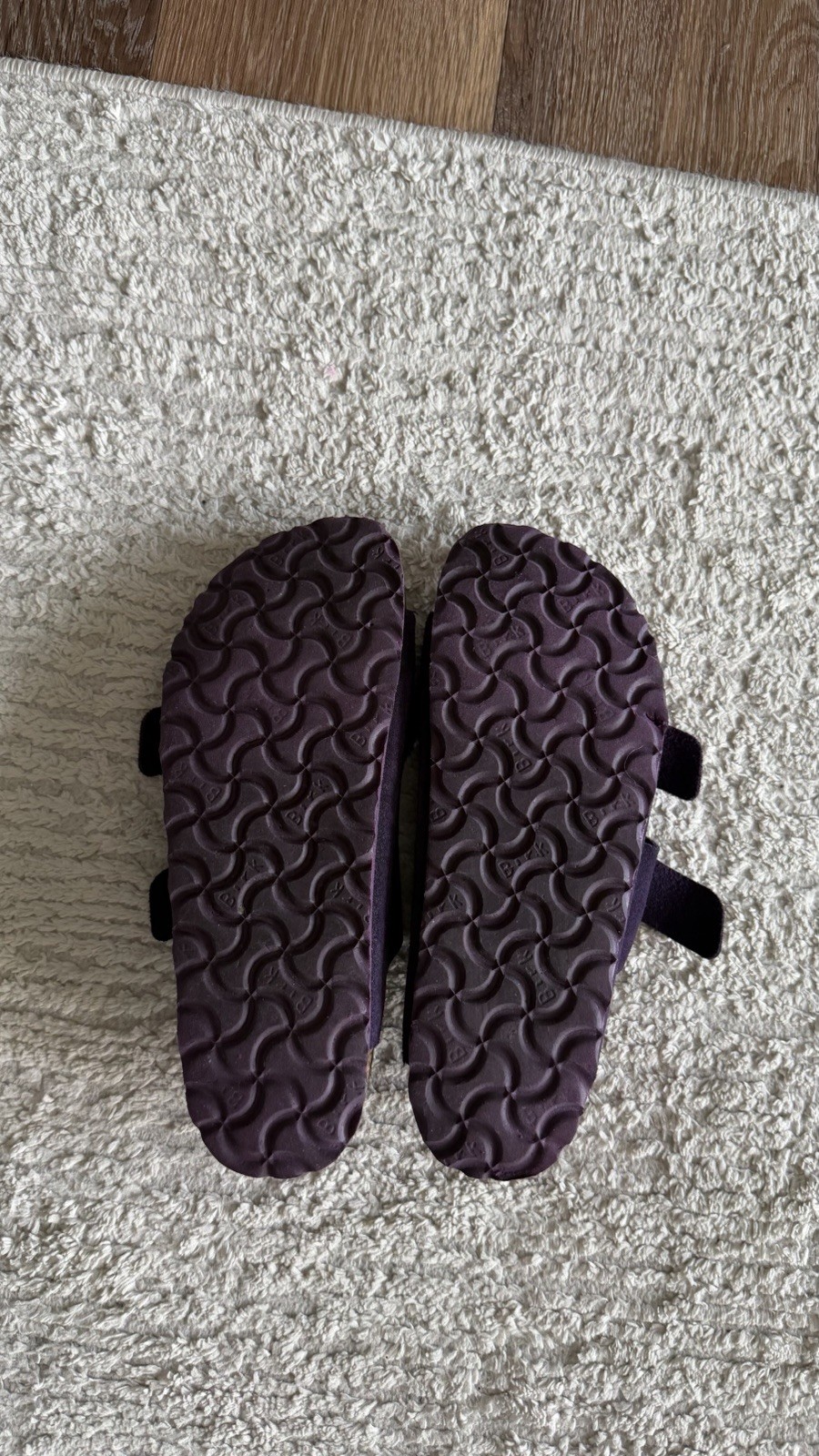 BIRKENSTOCK SUEDE PURPLE SANDALS SIZE 36 MADE IN GERMANY