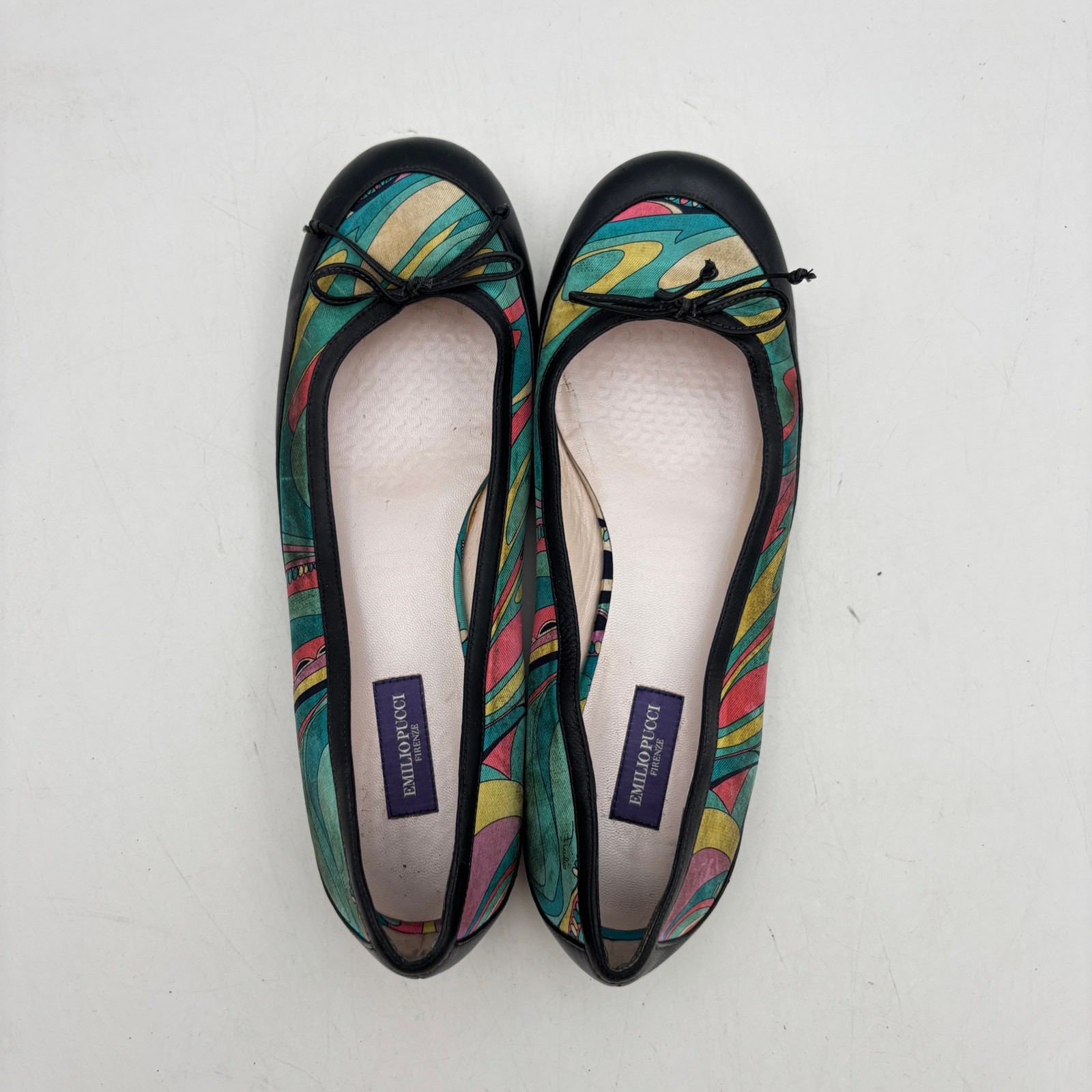 Vintage Emilio Pucci Firenze Printed Ballet Flats Women’s 37.5