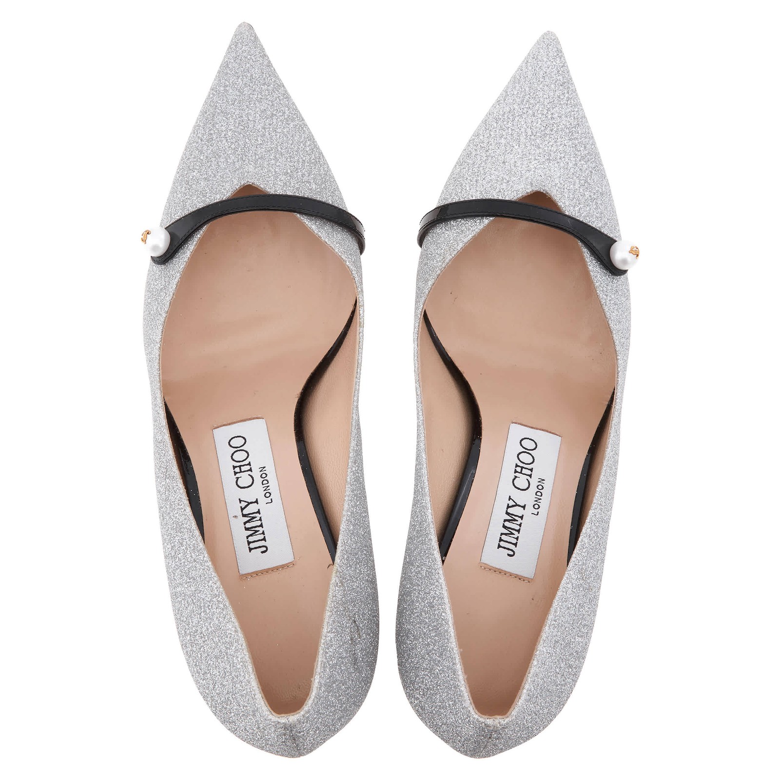 Jimmy Choo Rosalia 65 Glitter Pumps