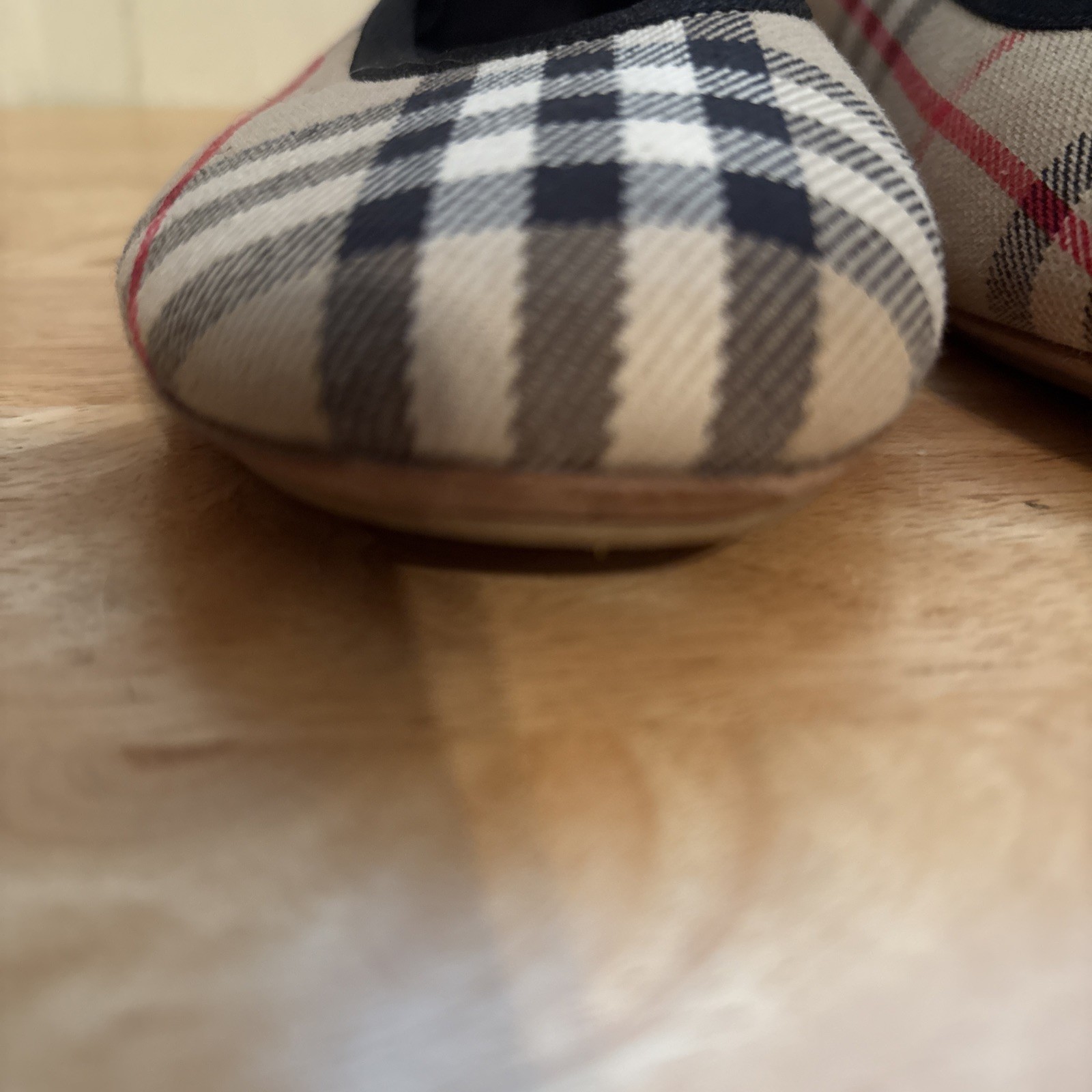 Burberry Women’s Flats Shoes Size EU 37 US 7 Ballet Nova Check