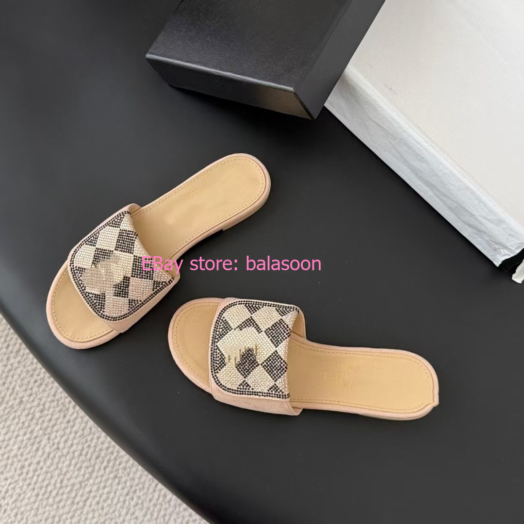 non-slip wear-resistant lightweight open toe plaid embossed slippers beach shoes