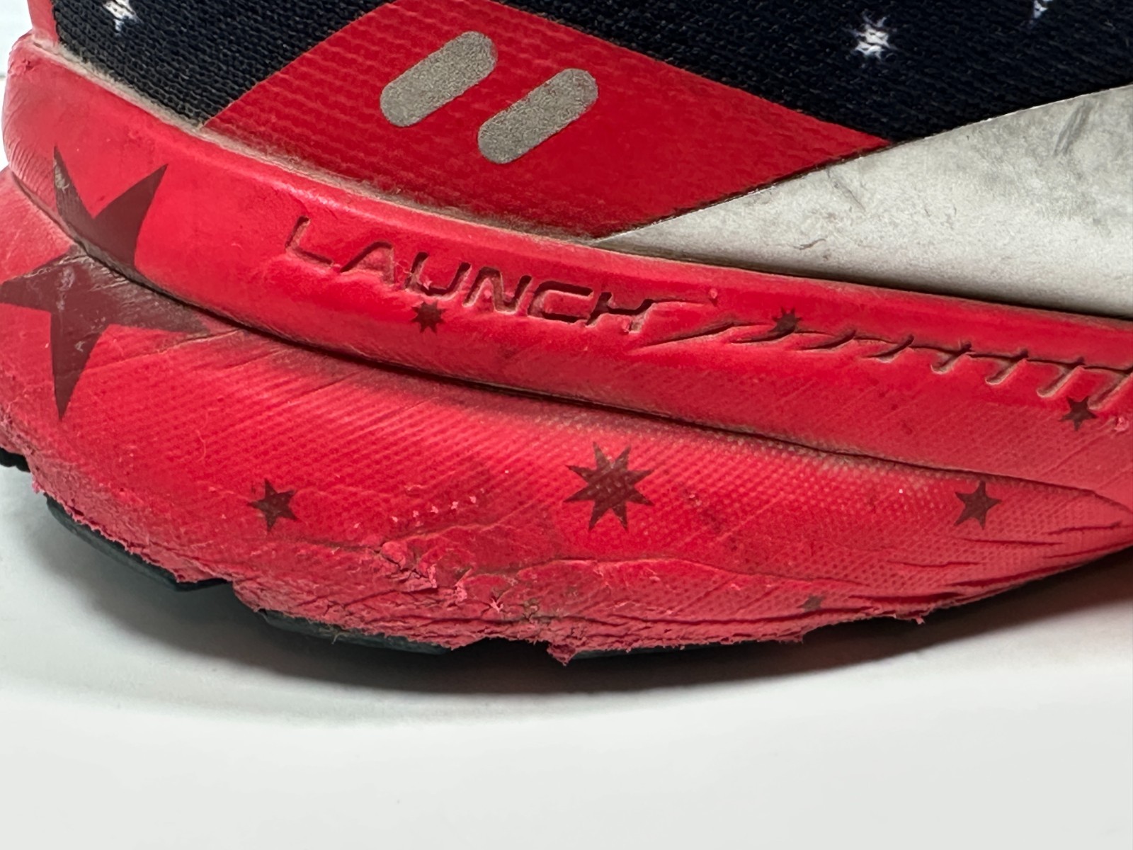 Brooks Launch 8 USA Stars Patriotic 4th Of July Sneakers Shoes Womens Sz 9.5 M