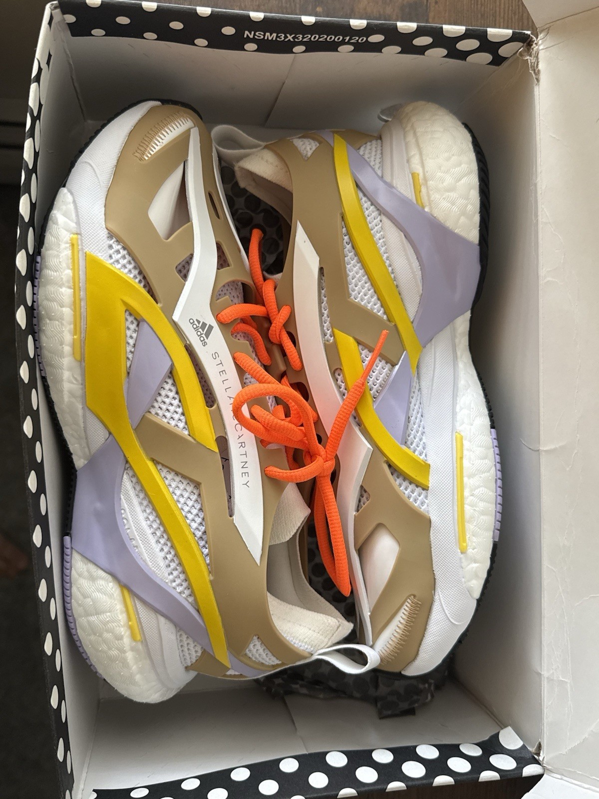 adidas Stella McCartney SolarGlide GX9861 Gum Shift Purple Yellow Primeknit, 8