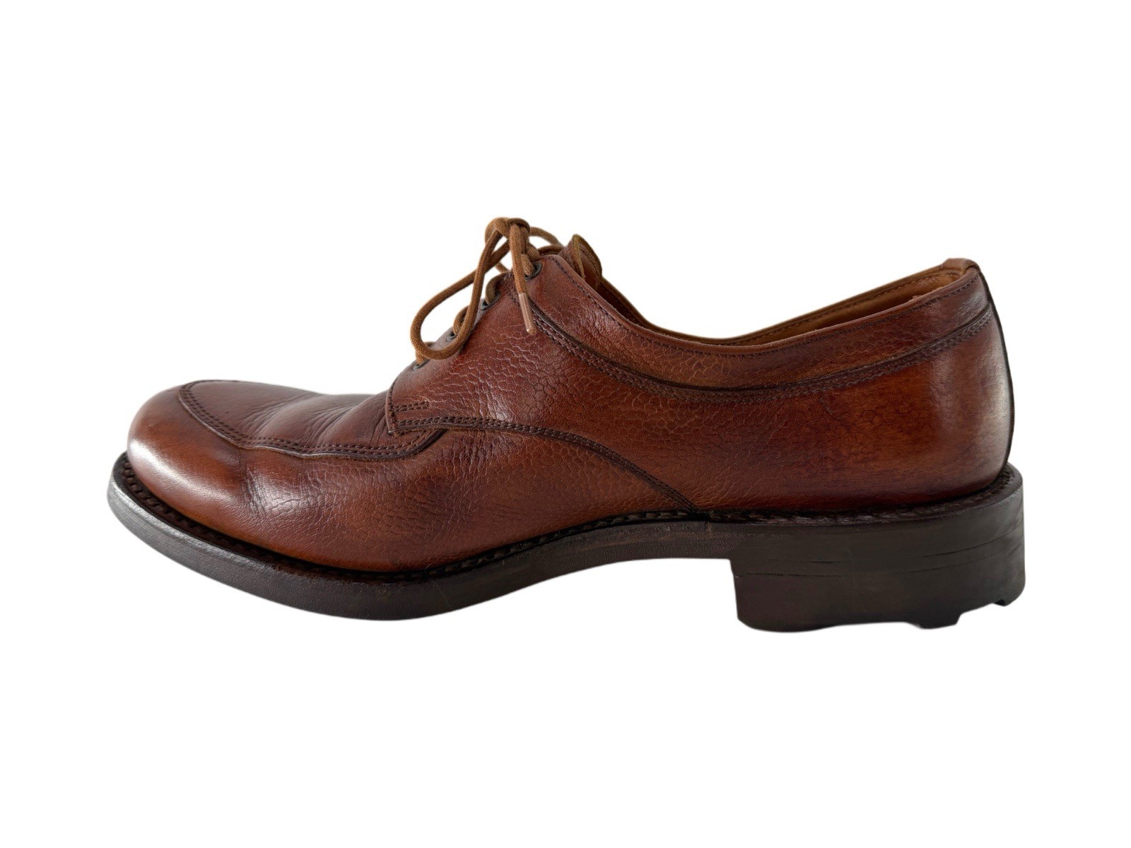 Ralph Lauren Crockett Jones Bench Oxford Shoes Women Sz 9.5 B Brown England YGI