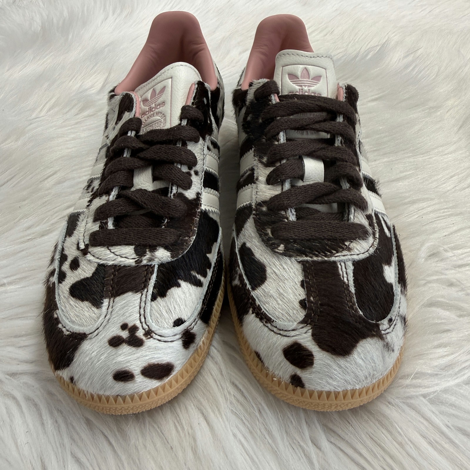 Adidas Samba OG Cow Print Womens JR1256 NEW Multi Sz