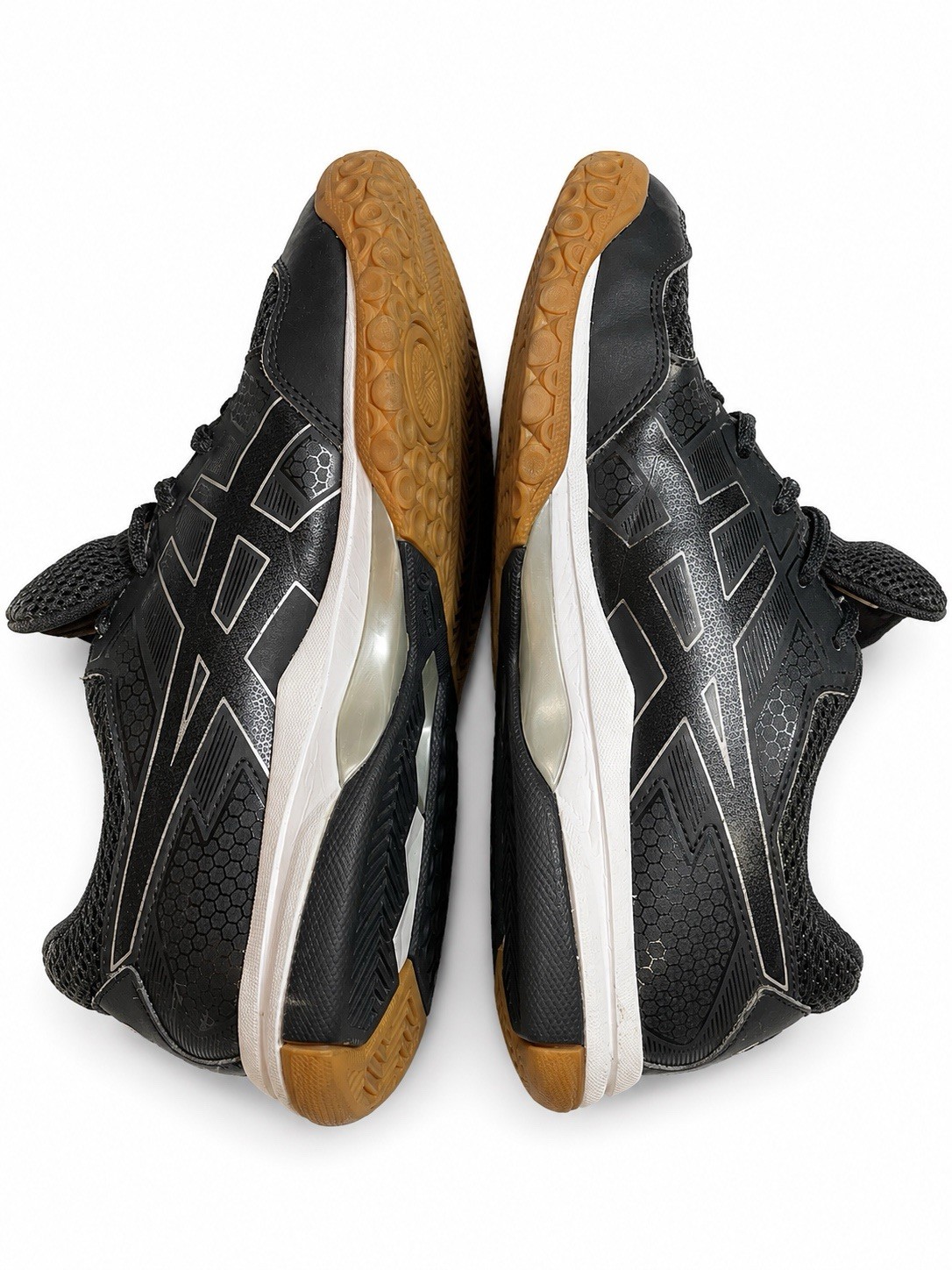 ASICS GEL-ROCKET 8 Men’s Low Top Lace-Up Athletic Sneakers Black/White B756Y