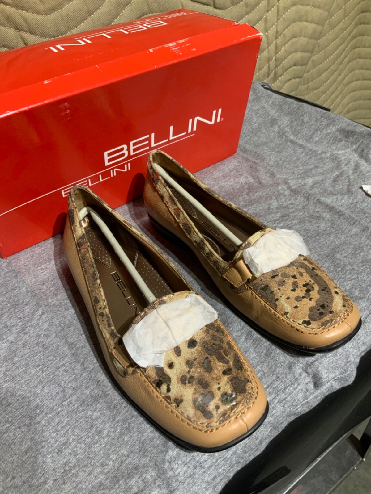 bellini shoes style bobcat , color camel , 7w