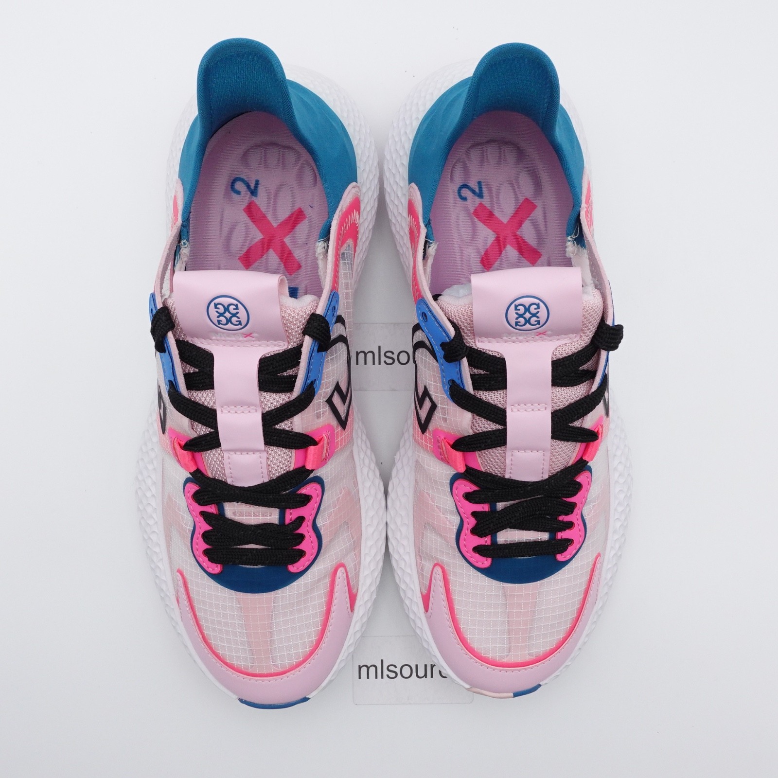 Size 8 Women’s G/FORE MG4X2 Ripstop Golf Cross Trainers GLF000082-PTRL Petrol
