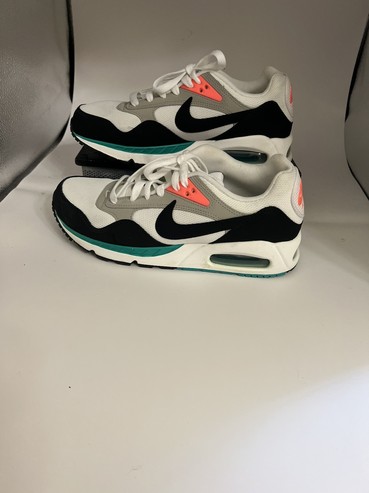 Nike Womens Air Max Correlate 511417-136 White Black Green Orange In Box Sz 8.5