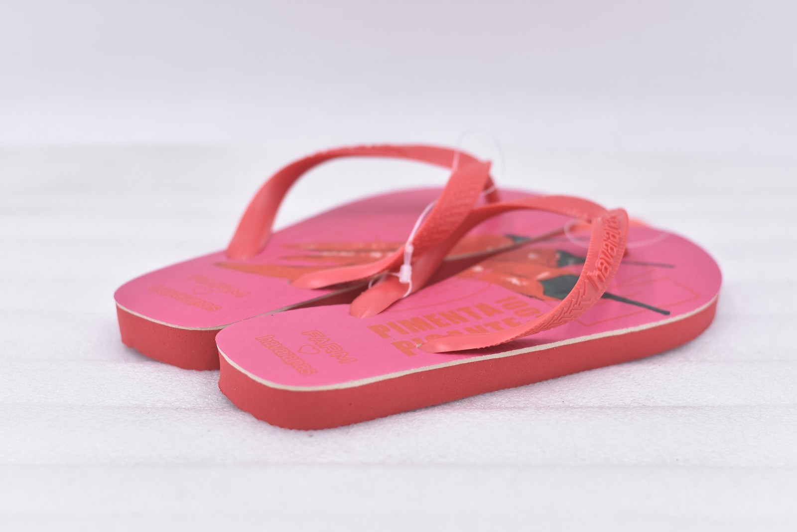 Womens Havaianas Classic Flip-Flop Sandals – Pink/Red Picante Size 6 (EU 37-38)