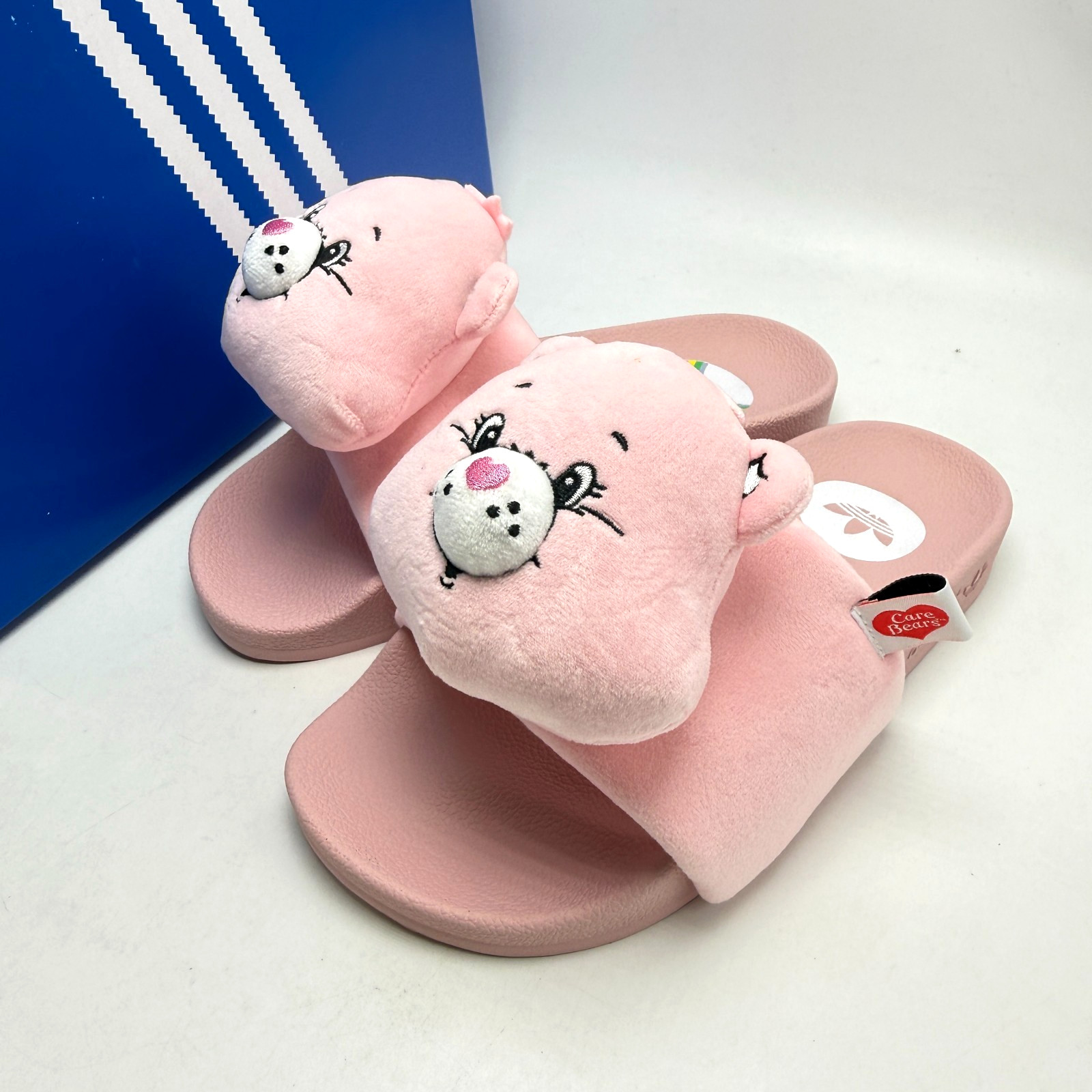 Adidas Care Bears x Adilette ‘Clear Pink’ W Women’s Slide KH9957 sz 7-9